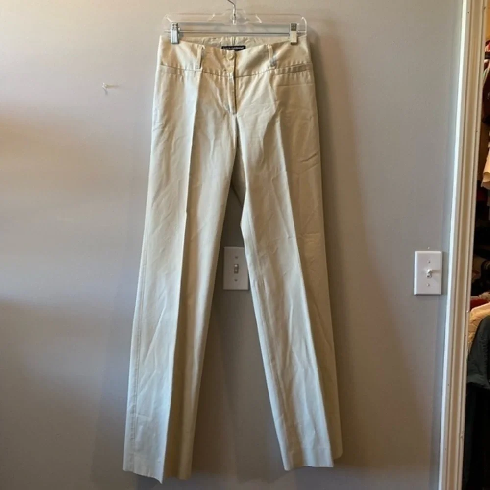 DOLCE & GABBANA Cream Suit Set Cotton Y2K - Picture 14 of 16